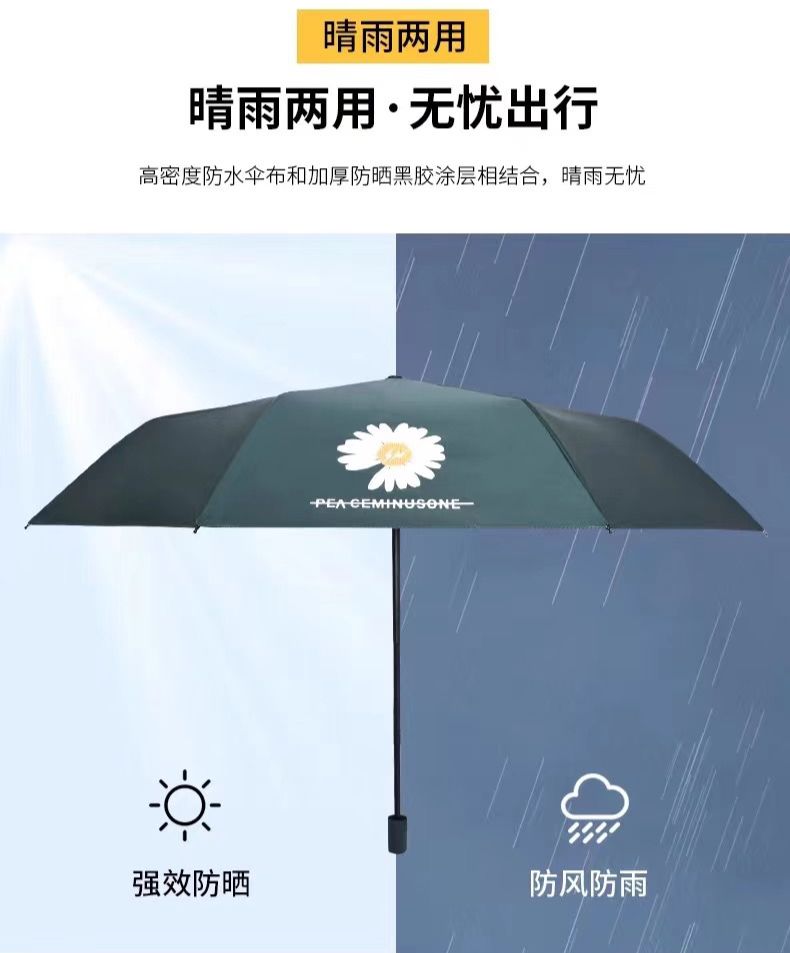 【全国·包邮】一键开收！28元抢门市价69元『小雏菊自动两用晴雨伞』，超强防晒，瞬间降温，这个夏天你值得拥有！