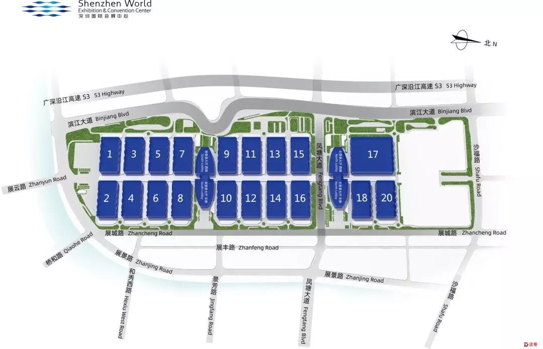 深圳会展中心地图图片