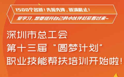 【圆梦计划】新媒体运营、面点师、月嫂、插花…1500个培训名额要来啦~