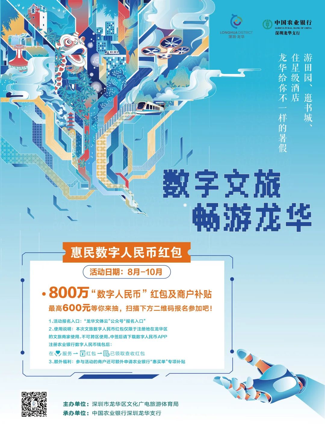 最高600元！龙华区文旅消费券8月5日10点免费发放！速戳→